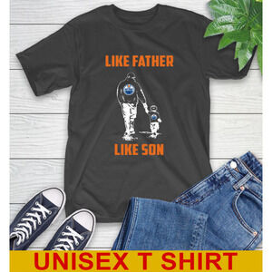 Edmonton Oilers Nhl Hockey Like Father Like Son Sports Tshirt
